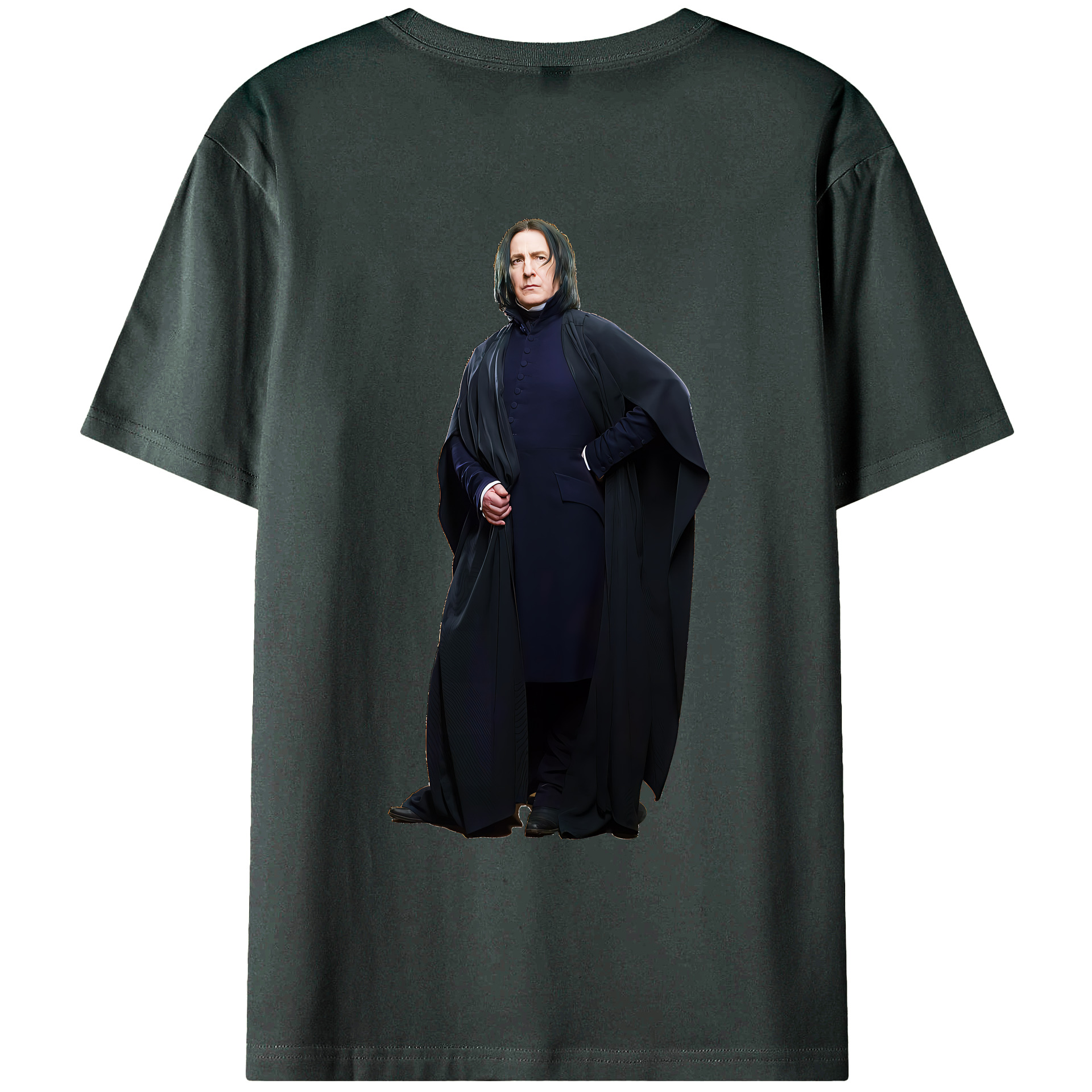 （画像用） Harry Potter ハリー・ポッターシリーズ 綿100％ メンズ半袖Tシャツ（バックプリント） 通気性